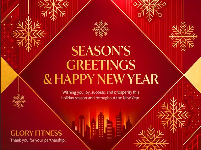 Glory Fitness Season Greetings and Best Wishes for the New Year